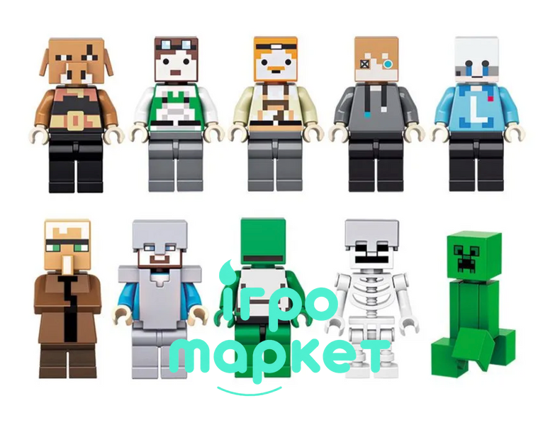 Конструктор Велике Село Майнкрафт Minecraft MyWord 1460 деталей (7657) 7657 фото