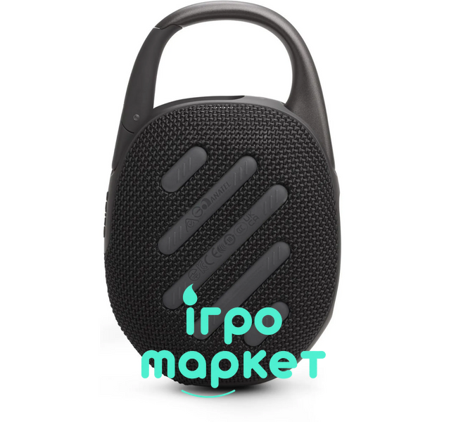 Портативна Bluetooth-колонка JBL Clip 5 IP67 7 Вт з карабіном, чорна clip5black фото