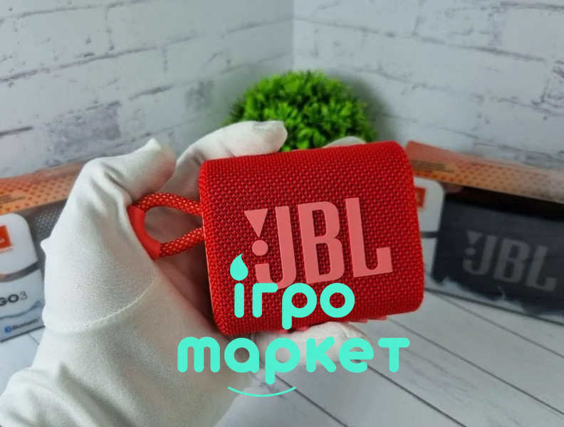 Портативна колонка акустика JBL Go 3 - Червона Go3 фото