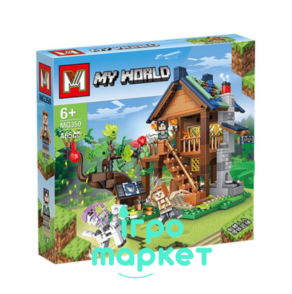 Конструктор Майнкрафт "Minecraft" MG350, Домик героя 465 деталей MG350 фото