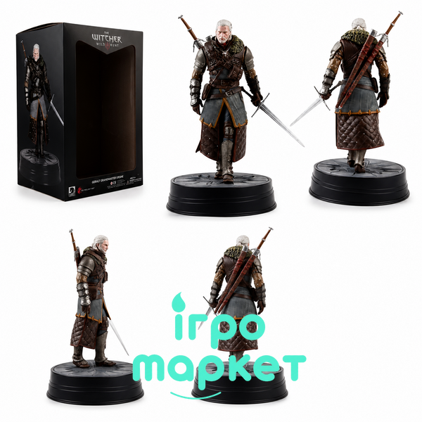 Фігурка Геральта з гри The Witcher 3 20 см, колекційна статуетка Відьмака з ПВХ 27384-01 фото