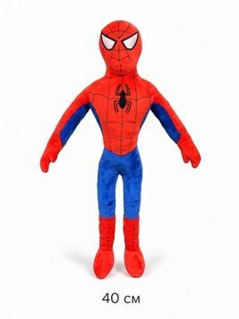 М&rsquo;яка іграшка Людина-павук 40 см, плюшевий супергерой Spider-Man для дітей 242493 фото
