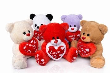 Мягкая игрушка плюшевый медведь Тедди с сердцем, 35 см ted35430-01 фото