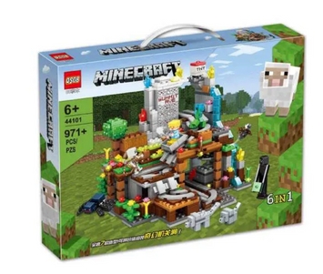 Конструктор 44101 "Minecraft: My World. Шахта Гірська печера 6в1 Майнкрафт" 971 деталь 44101 фото