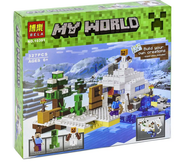 Конструктор My World Minecraft Снігове притулок (327 деталей) 10391 10391 фото