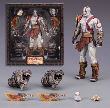Фігурка Кратос Бог війни 18 см У фірмовій коробці  God of War Kratos NECА 011802 фото