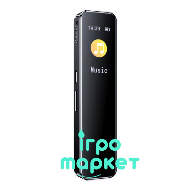 Портативный Цифровой Диктофон 32GB MP3-записи 512 Кбит/с для работы, лекций, встреч, интервью, совещаний 0129902 фото