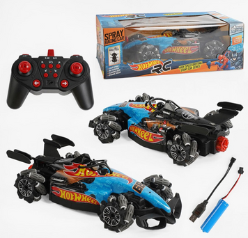 Машинка Хот Вилс Перевертыш Hot WHEEL на радиоуправлении Световые Звуковые эффекты Пар (HW 3004 B) HW-3004B фото