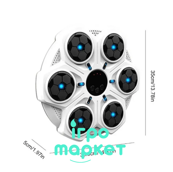 Интерактивная боксёрская мишень PunchBox 7022Q с Bluetooth и подсветкой чорный 7022Q б фото