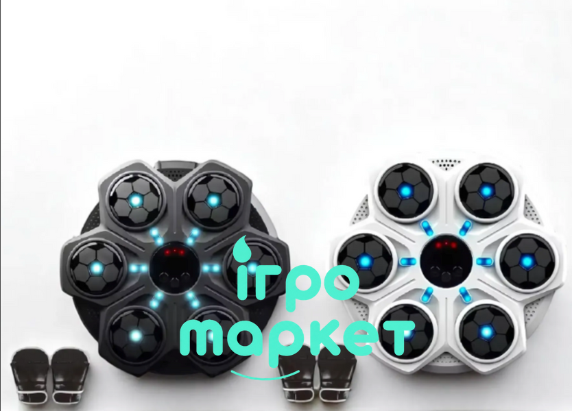 Интерактивная боксёрская мишень PunchBox 7022Q с Bluetooth и подсветкой чорный 7022Q б фото