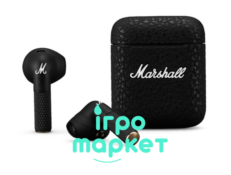 Оригинальные беспроводные наушники Marshall Minor III, внутриканальные наушники, Bluetooth-гарнитура, сабвуфер, спортивные водонепроницаемые игровые наушники 01100002 фото